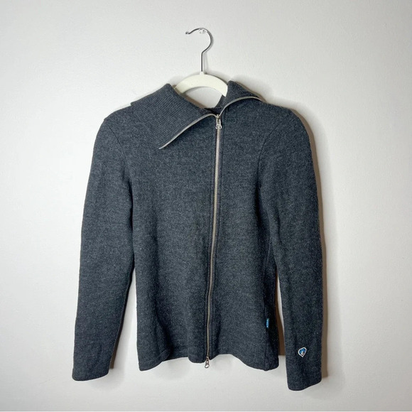 Kuhl Prague Merino Wool Dark Gray Jacket - Picture 1 of 7